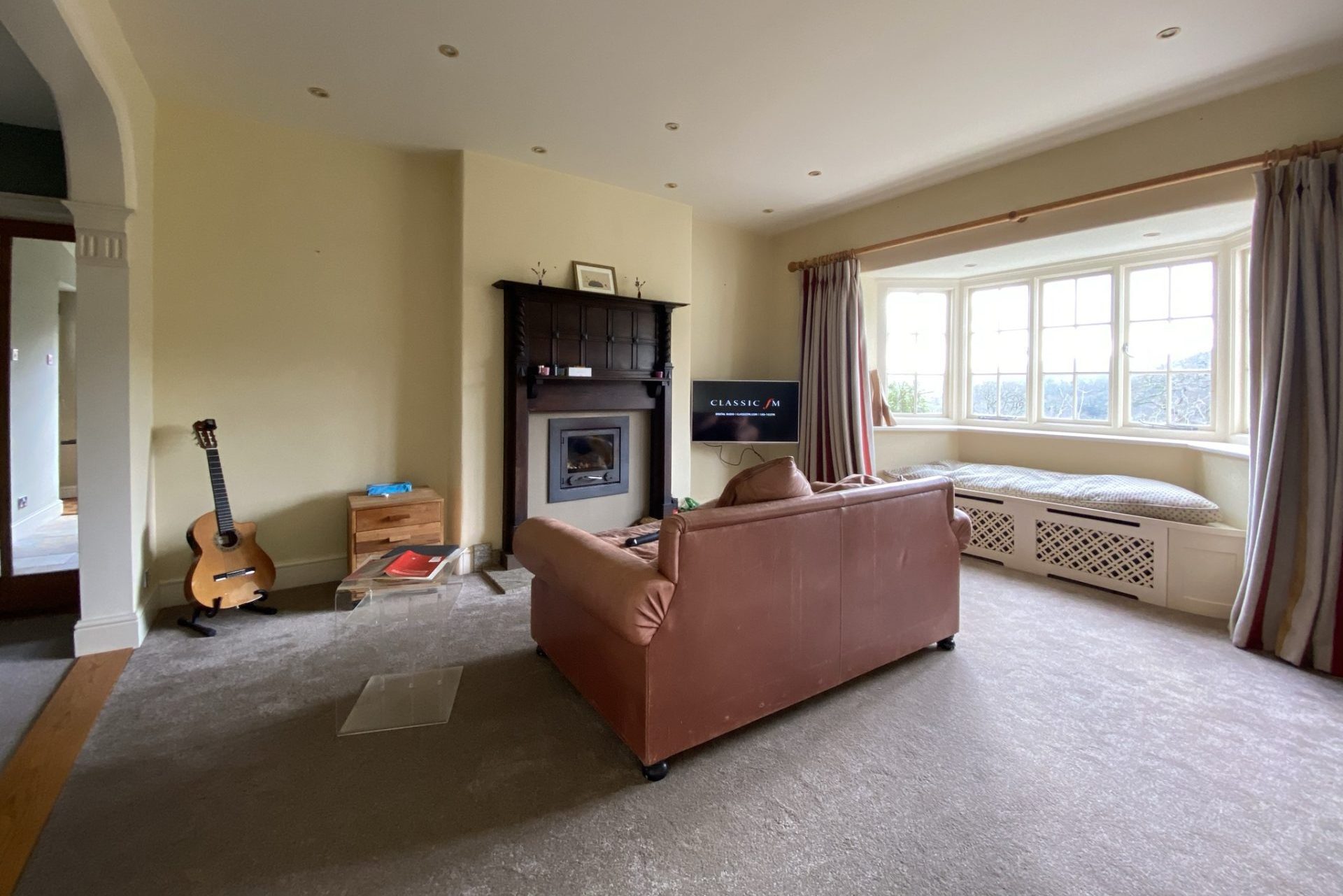 Before Photographs of Dartmoor property before Interior Design Service by Sue Vaughton began.